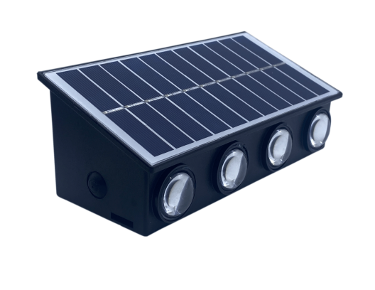 Solar wall lamp 1.6W single color