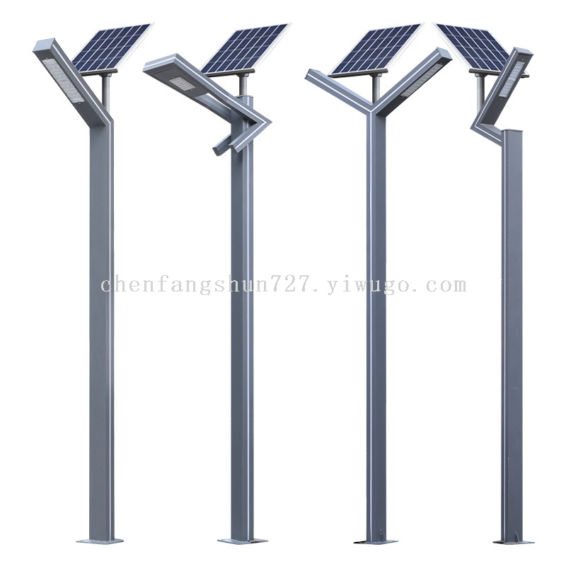 Solar aluminum profiles for outdoor communities, parks, squares, villas, roads, square 3-meter and 4-meter street lamps, landscape and courtyard lamps Item Picture