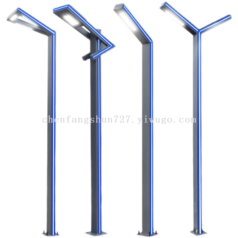 أضواء الشوارع بمصابيح LED على بعد 3 أمتار، أعمدة إنارة على الطريق في حديقة حديقة حديقة حديقة حديقة عامة لمصابيح للمصابيح في الهواء الطلق لمصابيح الألمنيوم في الهواء الطلق Item Picture