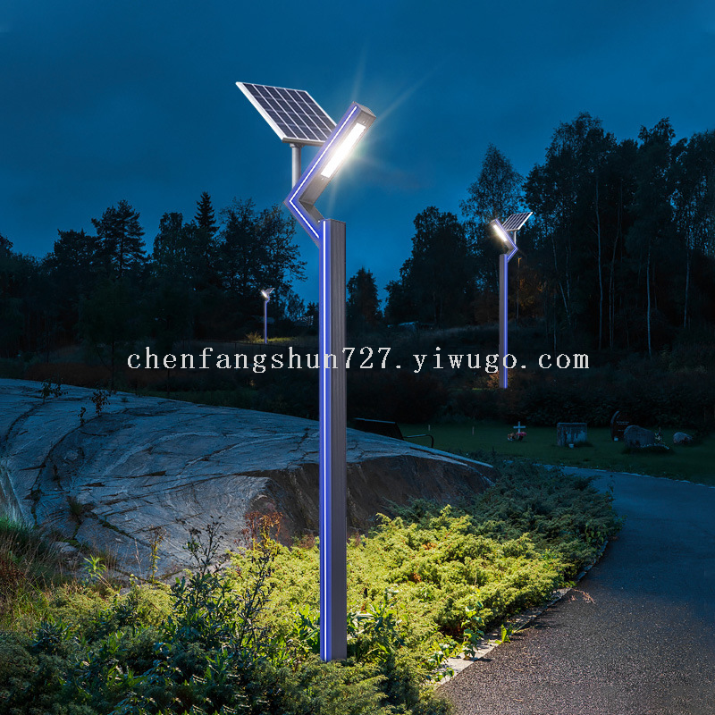 Solar aluminum profiles for outdoor communities, parks, squares, villas, roads, square 3-meter and 4-meter street lamps, landscape and courtyard lamps Application Scenario