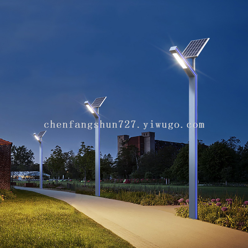 Solar aluminum profiles for outdoor communities, parks, squares, villas, roads, square 3-meter and 4-meter street lamps, landscape and courtyard lamps Specification image