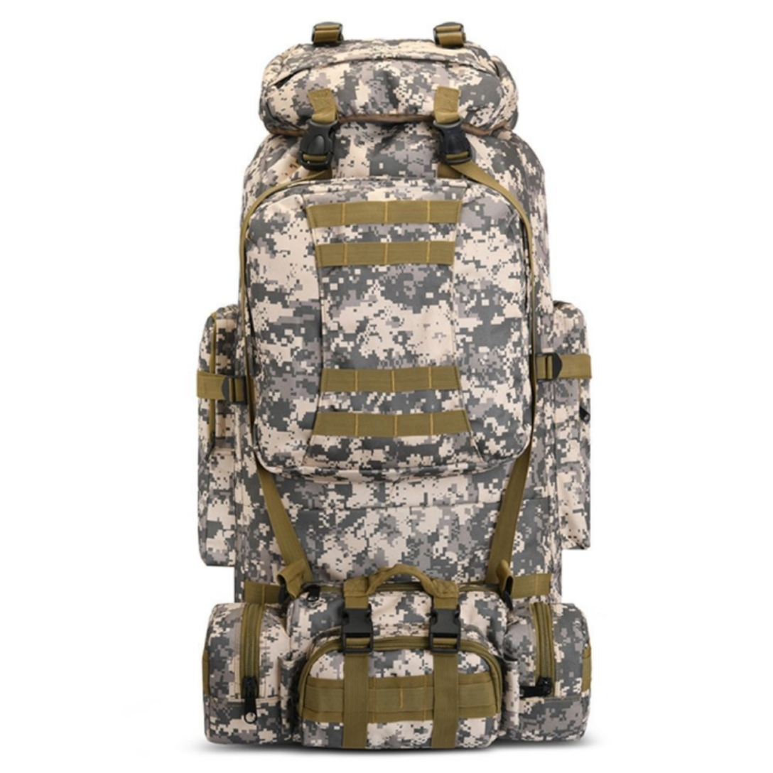 Double Shoulder Bag Large Capacity Combination Backpack Travel Bag Quality Men's Bag Custom Made Ready Stock Off-Road Outdoor Bag Backpack Luggage Bag thumbnail
