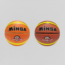 篮球工厂直销MINSA7号橡胶篮球学生幼儿园儿童比赛训练篮球室内外橡胶蓝球