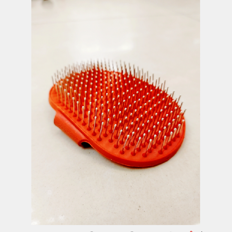 宠物套手梳插卡 宠物洗澡去浮毛套手刷 狗狗猫咪刷子详情1