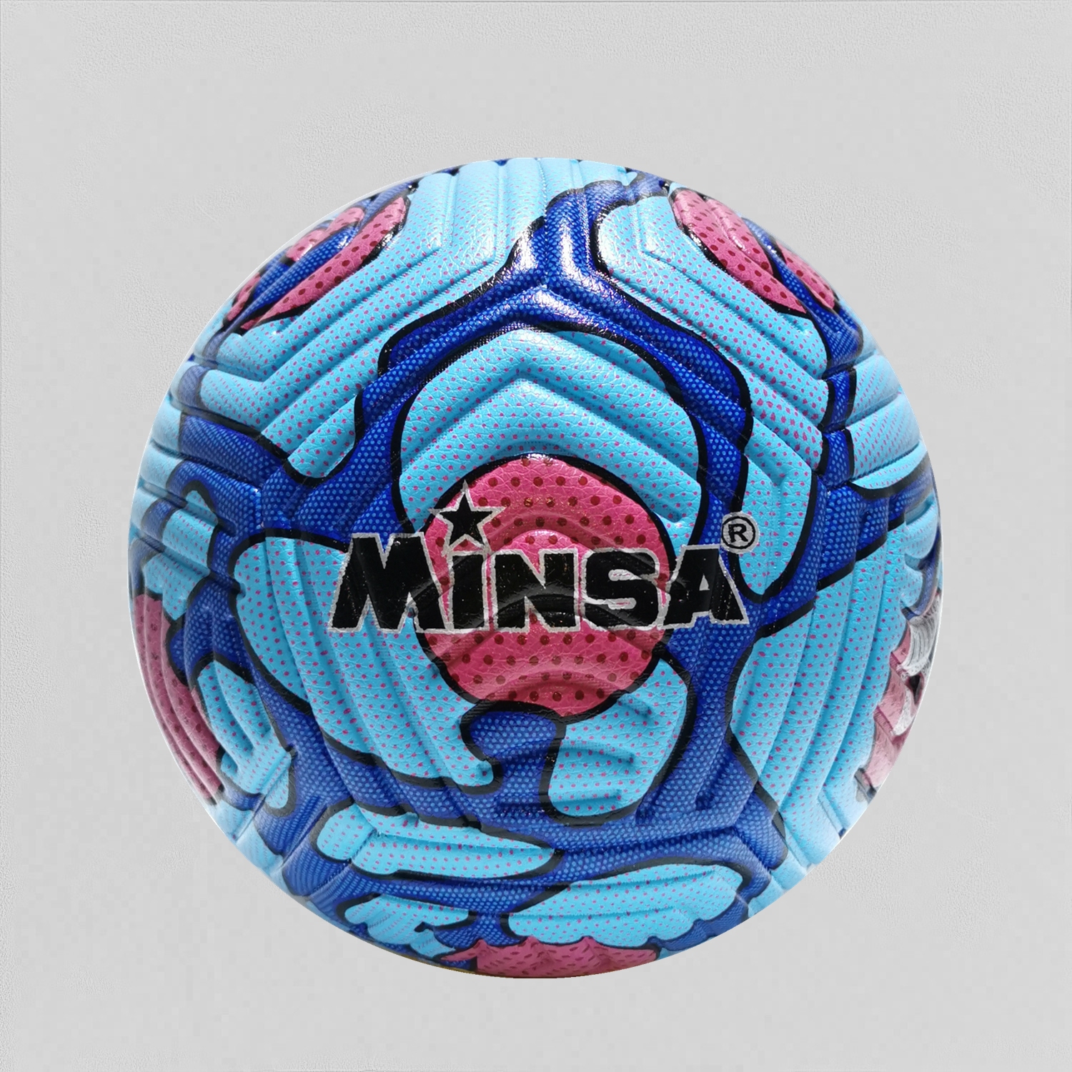 Yiwu Football Factory Direct Sales Minsa Standard No. 5 Hot Tpe Machine Stitched Football High-Grade Football Daily Training Students Adult Training Match Special Football Wear Resistant Kick Can Be Customized Logo Specification drawing