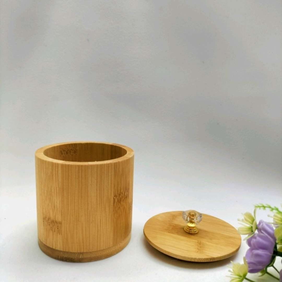Japanese Desktop Solid Wood Cylinder Wooden Coffee Table Desk Study Finishing Storage Container Large Application Scenario