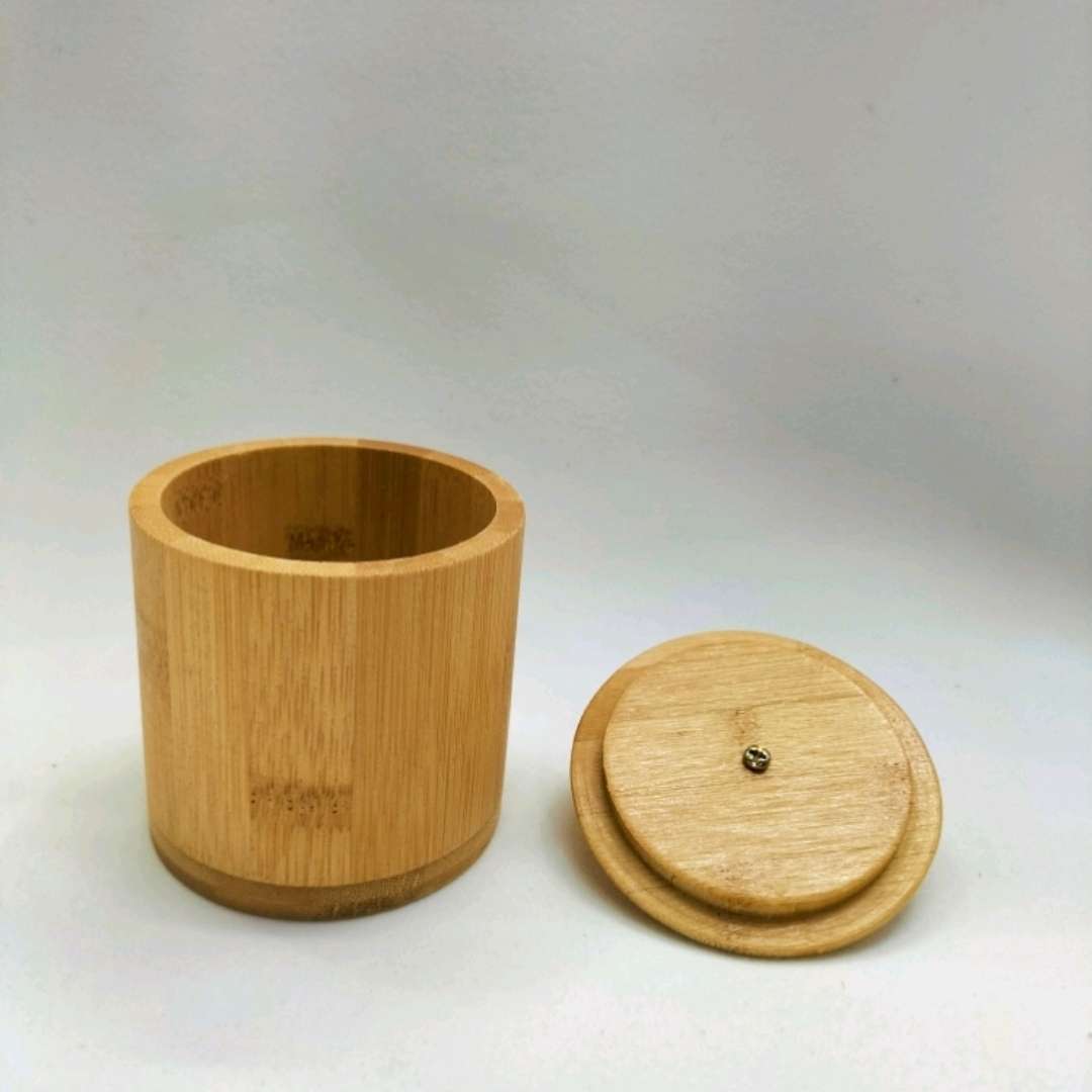 Japanese Desktop Solid Wood Cylinder Wooden Coffee Table Desk Study Finishing Storage Container Large undefined