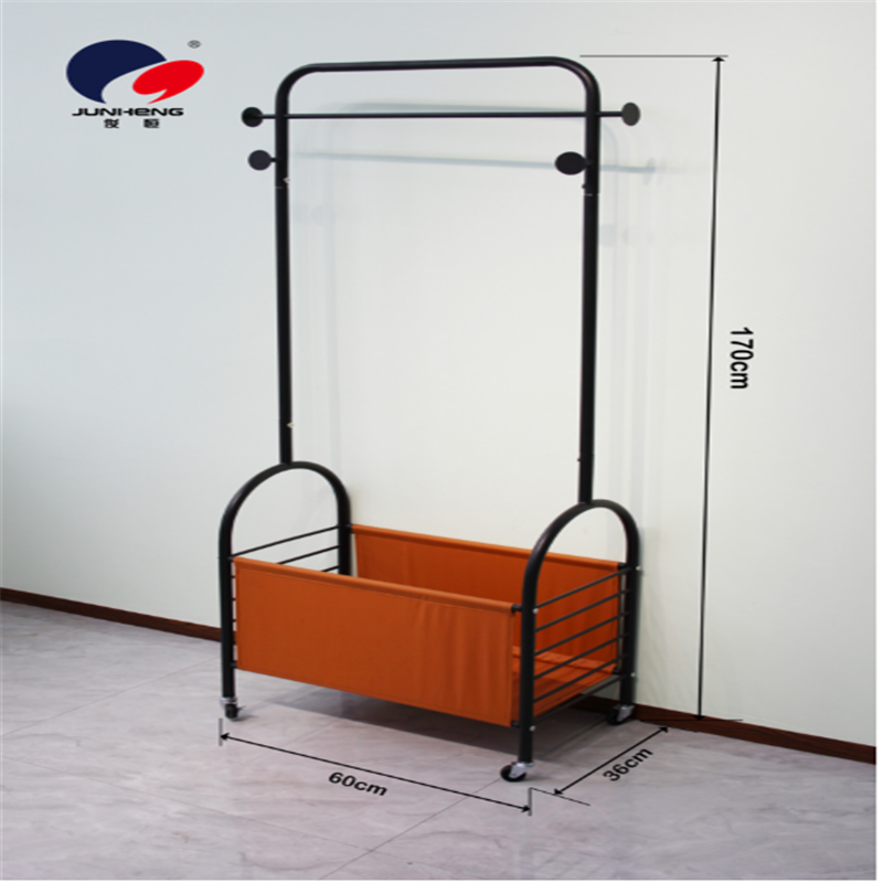 落地卧室挂衣架可移动带轮家用客厅宿舍轻奢晾衣架网红简易衣帽架