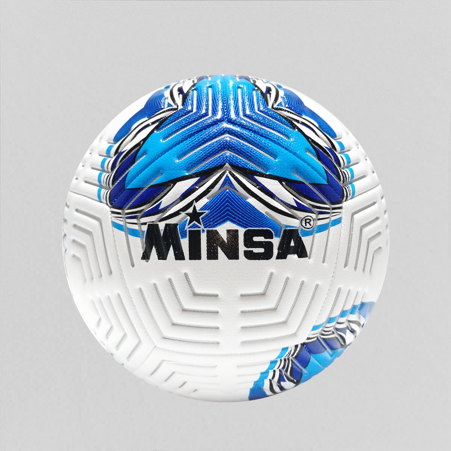 Yiwu Football Factory Direct Sales Minsa Standard No. 5 Hot Tpe Machine Stitched Football, High-Grade Football Feet Feel Good Daily Training Students Adult Training Match Special Football Can Be Customized Logo Specification drawing