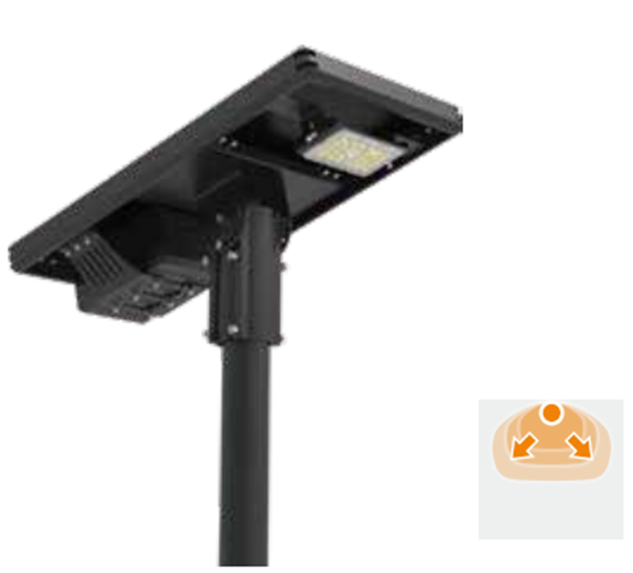 Jinyuan Ly17 Integrated Solar Street Light full figure