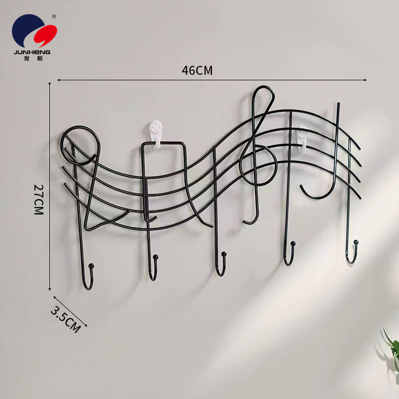 Nordic door art decoration hooks for the entrance wall, creative light luxury ginkgo leaf living room storage wall-mounted clothes hangers Application Scenario