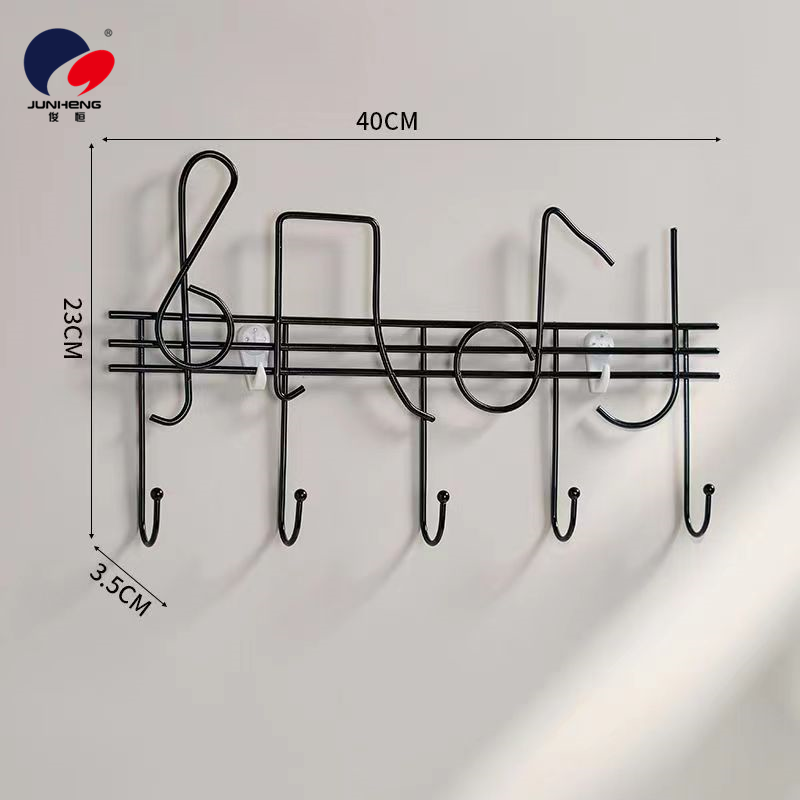 Nordic door art decoration hooks for the entrance wall, creative light luxury ginkgo leaf living room storage wall-mounted clothes hangers details Picture
