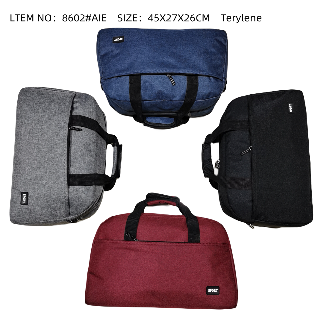 Handbag, gym bag, sports bag, custom logo travel bag sample customization, outdoor bag, travel bag in stock, fashionable bag. thumbnail