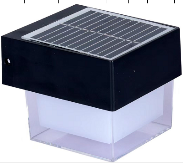 Solar wall lamp 2W