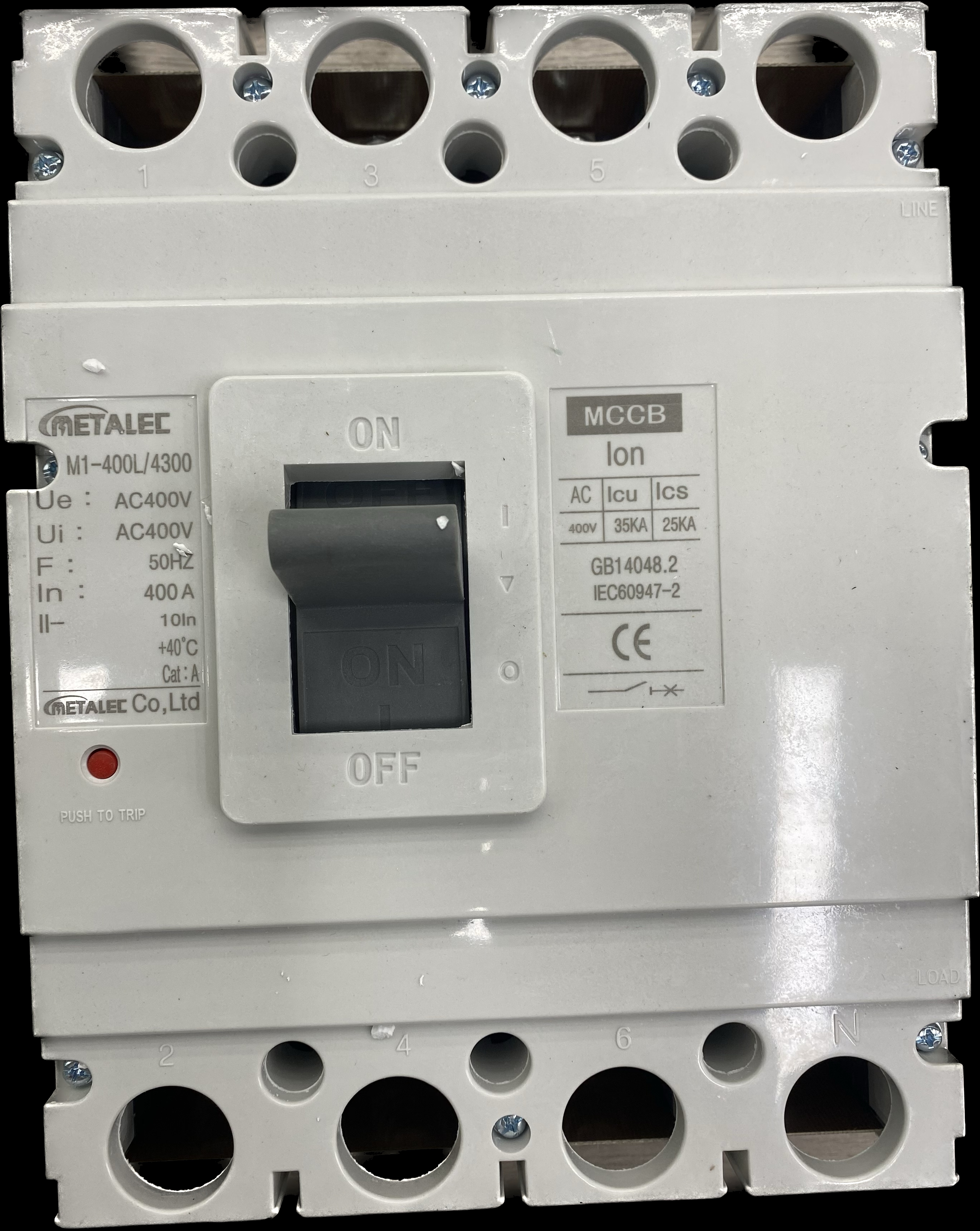 MCCB lon 4P AC M1-400L 4300