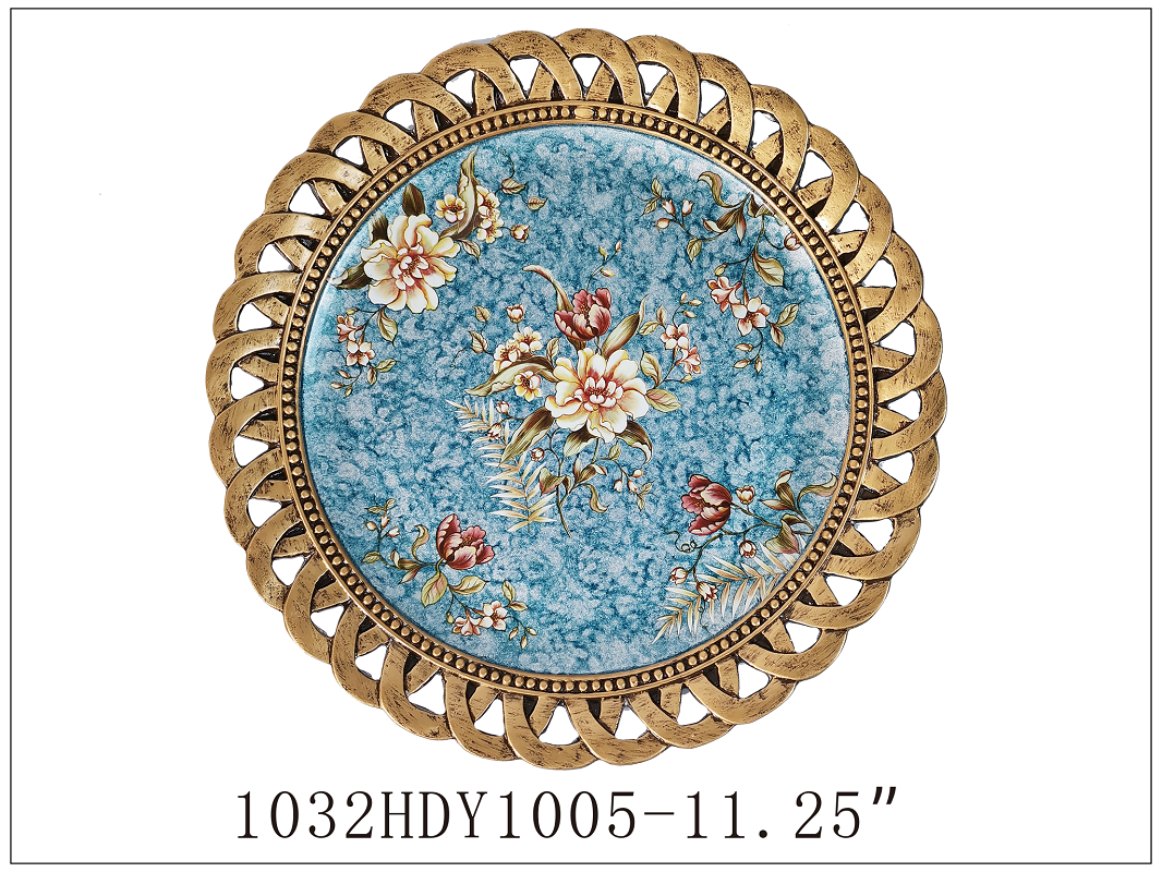 ins European retro decorative plates and ornaments, plate arrangement and viewing, living room model room, new home entrance, wine cabinet decoration and arrangement Item Picture
