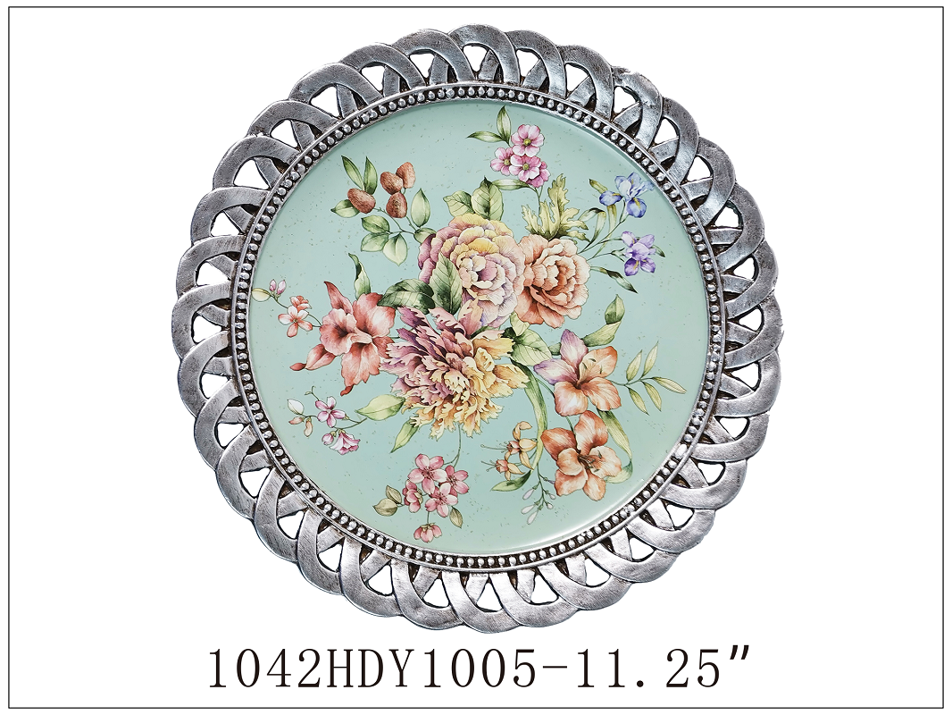 ins European retro decorative plates and ornaments, plate arrangement and viewing, living room model room, new home entrance, wine cabinet decoration and arrangement
