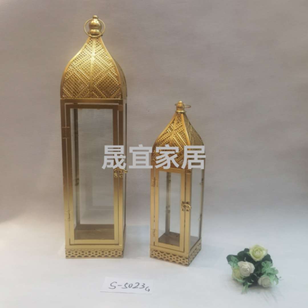 装饰城堡金色复古工艺品装饰摆件