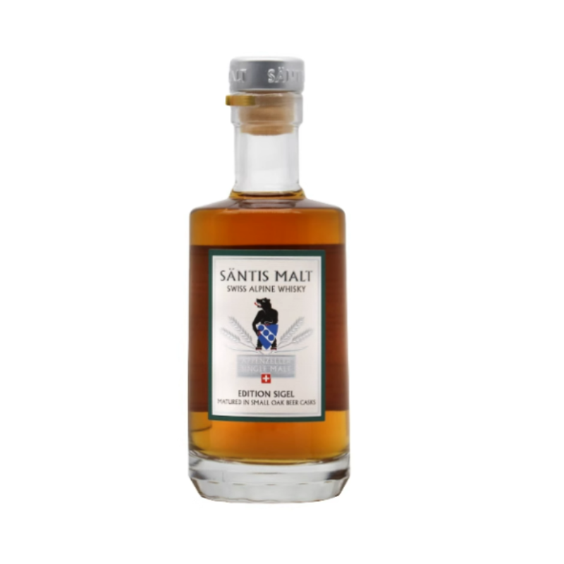 一件代发 瑞士 山帝仕西格单一麦芽威士忌 40ml 玻璃瓶