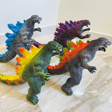 欧胤玩具 大号哥斯拉橡胶发声玩具 PVC模型玩具 发声发光创意玩具
