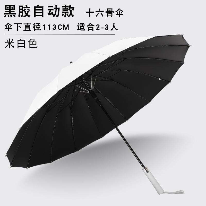 Digital printing three-fold 55×8K full blackout black vinyl sun umbrella pic 3