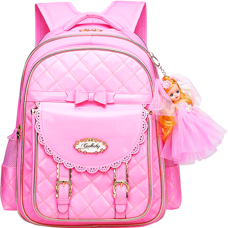 Fashion cartoon girl's schoolbag large capacity ridge protection backpack LZJ-2223