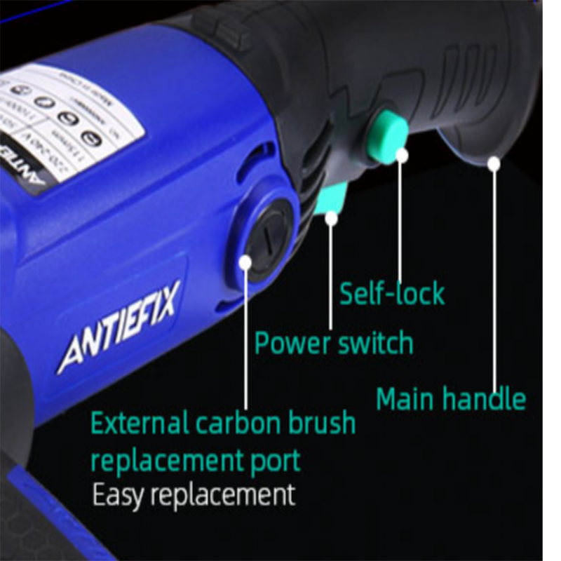 Amoladora de ángulo de banco 115mm amoladora de ángulo eléctrica 860W molienda y corte de 4.5 "hoja de rueda cortadora de madera amoladora de piedra de acero amoladora AngleGrinder amoladora de ángulo Item Picture