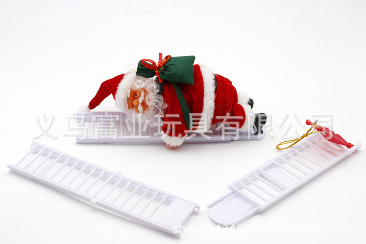Electric ladder climbing Santa Claus detail image 4