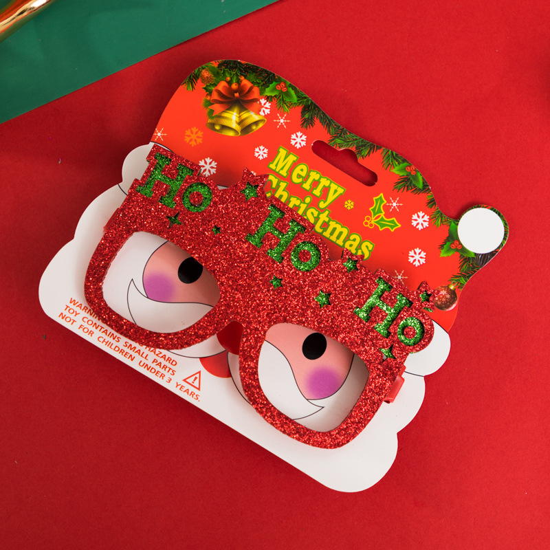 Santa Claus's glasses come in four colors Application Scenario