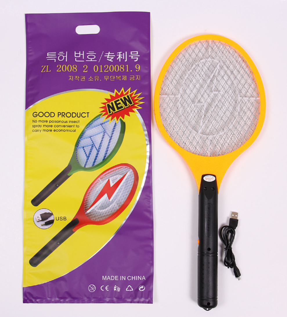 力天/充电电蚊拍/USB电蚊拍产品图