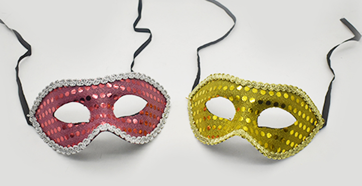 节日产品，狂欢节面具，装扮面具，派对面具，亮片面具详情图3