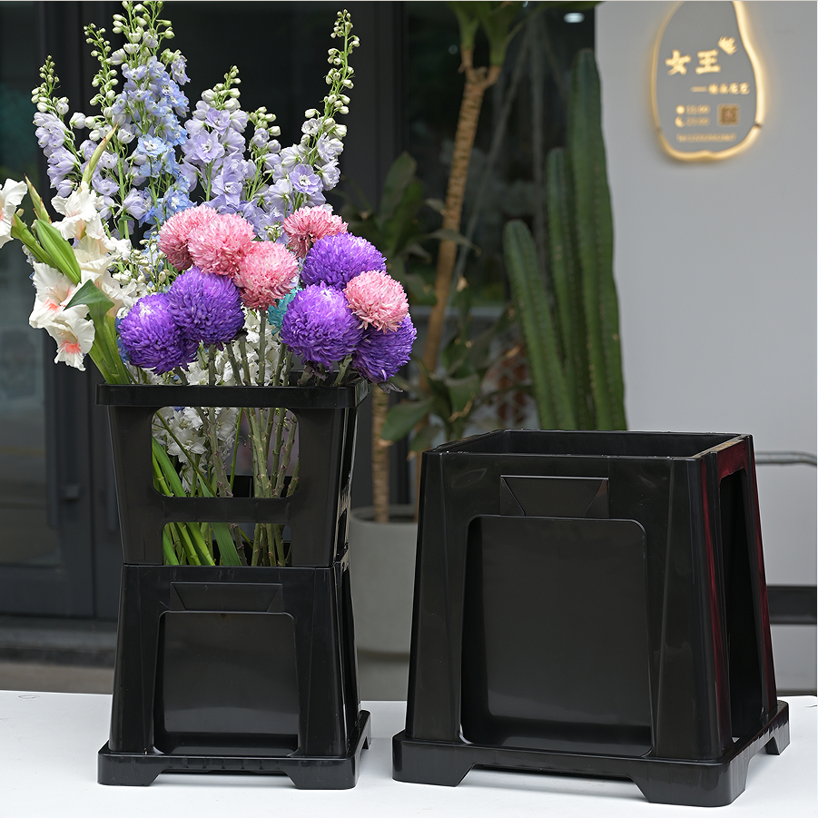 New style of French-style flower buckets with high sections for flower arrangement and cultivation, sold directly by the manufacturer Specification image