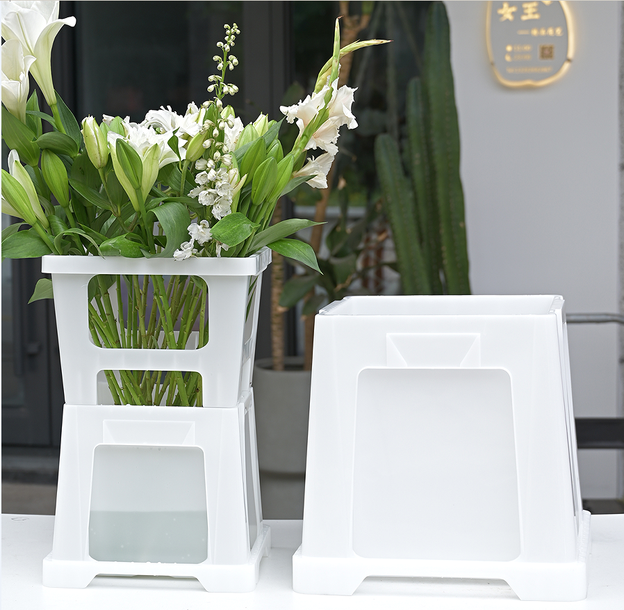 New style of French-style flower buckets with high sections for flower arrangement and cultivation, sold directly by the manufacturer Application Scenario