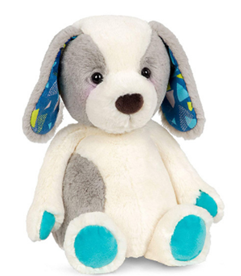 Juguete de peluche de perro de comercio exterior juguete de peluche de personalidad dibujos animados sentados color orejas cachorros bonecos bebé puzzle dolls details Picture