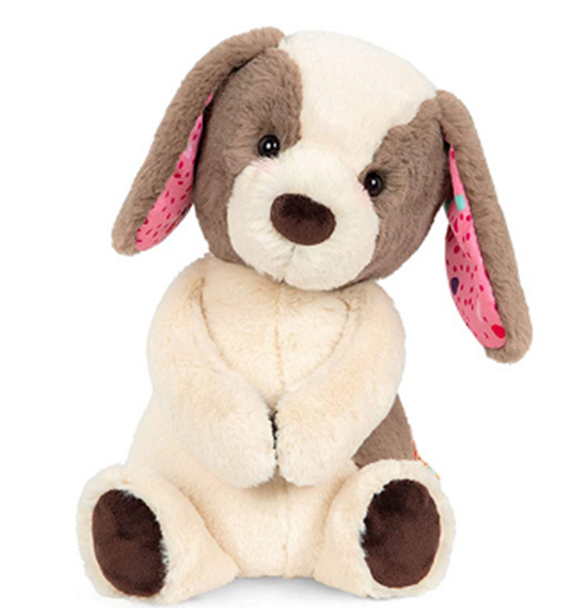 Juguete de peluche de perro de comercio exterior juguete de peluche de personalidad dibujos animados sentados color orejas cachorros bonecos bebé puzzle dolls