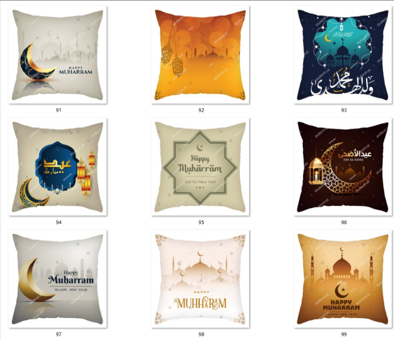 Cross-border LED throw pillows, tablecloths, table flags, placemats, seat cushions, textiles, curtains, door couplets, door banners, couplets, polyester, acrylic details Picture