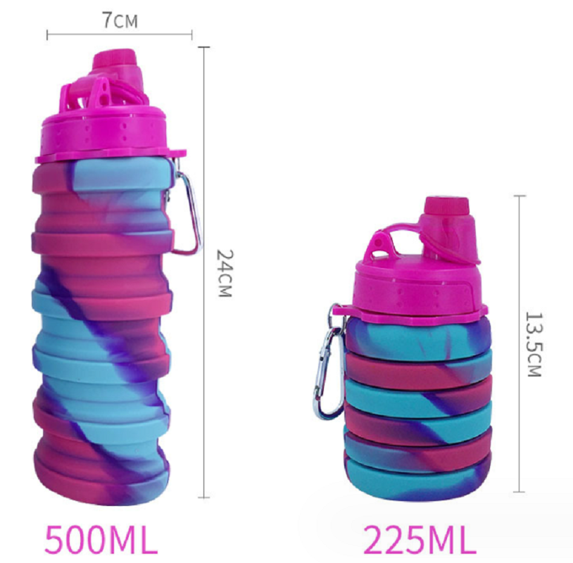 Camo silicone folding cup portable retractable kettle silicone Application Scenario