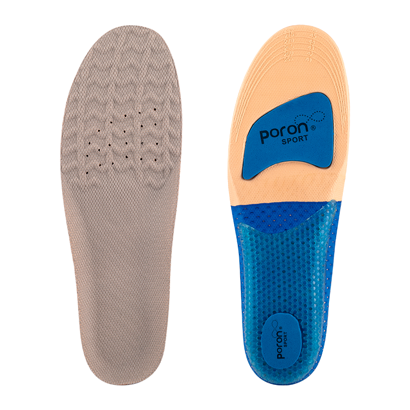 Cross-border sports insole manufacturer wholesale silicone shock-absorbing, anti-slip, massage, sweat-absorbing, breathable, arch sports and basketball insole Item Picture