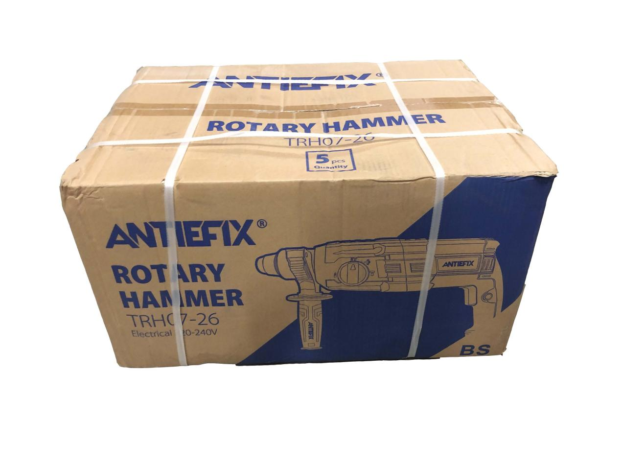 ANTIEFIX26mm电锤1100r/min打混凝土地板红砖水泥石头打孔锤钻尖凿扁凿电锤ROTARY HAMMERS详情11