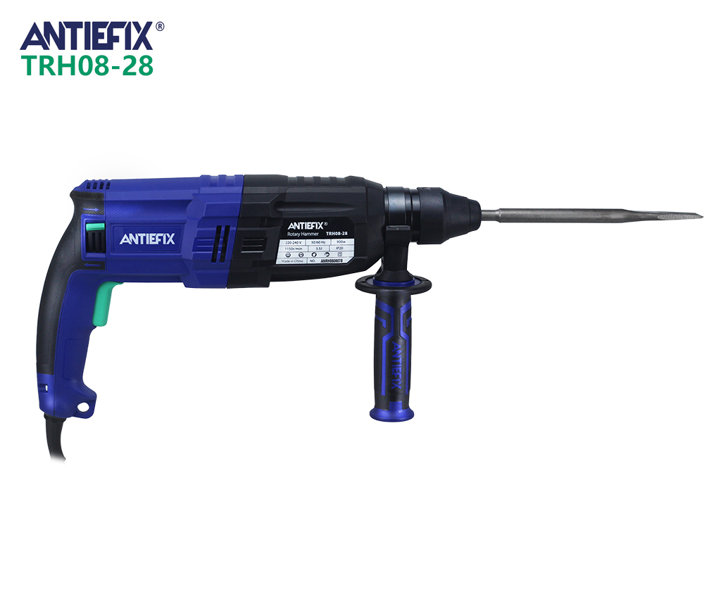 ANTIEFIX28mm electric hammer 1150r/min for drilling concrete floors, red bricks, cement and stones, drilling tips, flattening, electric hammer, ROTARY HAMMERS Specification image