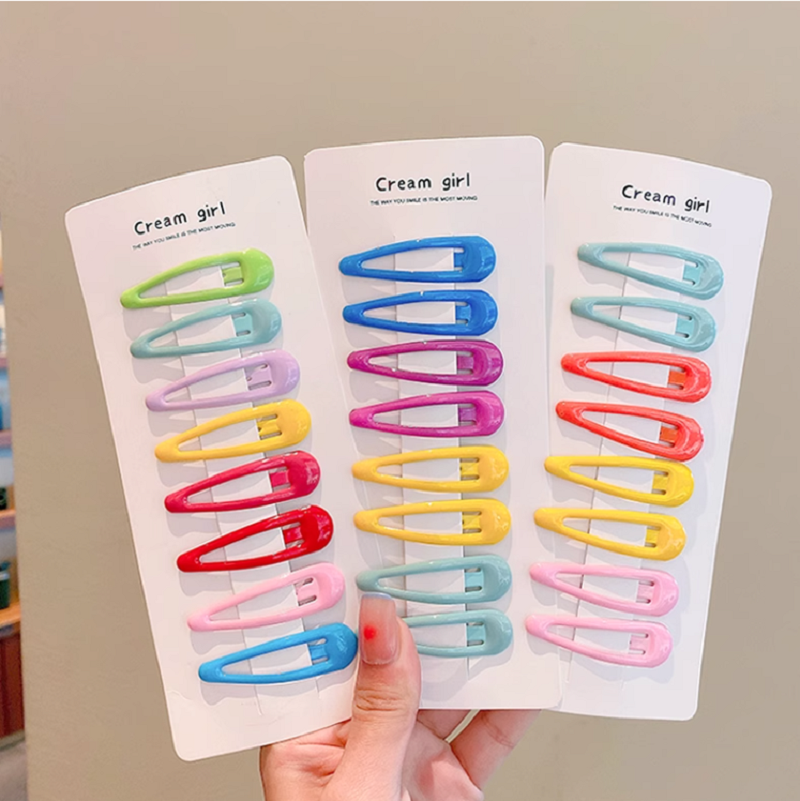 彩色发夹/多彩发夹/滴油发夹/女生发夹产品图