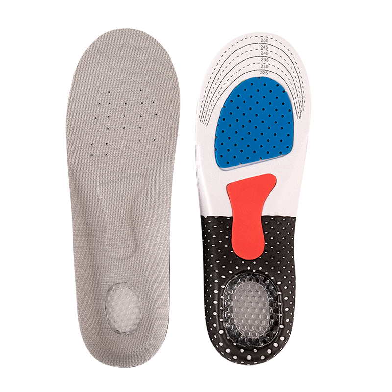 Wholesale insoles, sweat-absorbing and breathable EVA air insoles, sports insoles, men's silicone shock-absorbing, military training, customizable, women's insoles Item Picture
