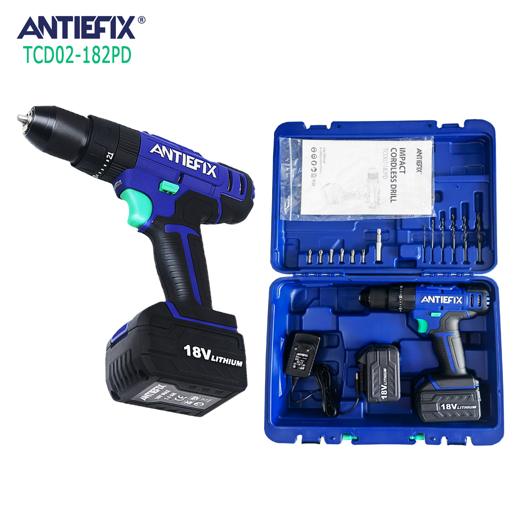 ANTIEFIX shore patch rechargeable IMPACT DRILL, multi-functional lithium battery drill CORDLESS IMPACT DRILL details Picture