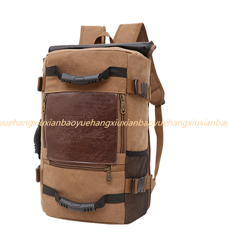 帆布包 LOGO定制 来样定做 学生背包 电脑背包 旅行包 户外包 工厂店详情3