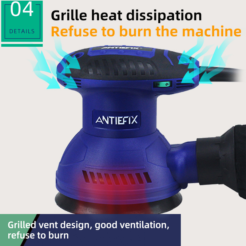 آلة طحن الشمع متعددة الوظائف من طراز Antiefix Shine Letric Sander Item Picture