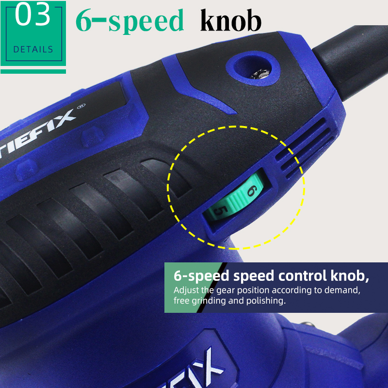 آلة طحن الشمع متعددة الوظائف من طراز Antiefix Shine Letric Sander Application Scenario