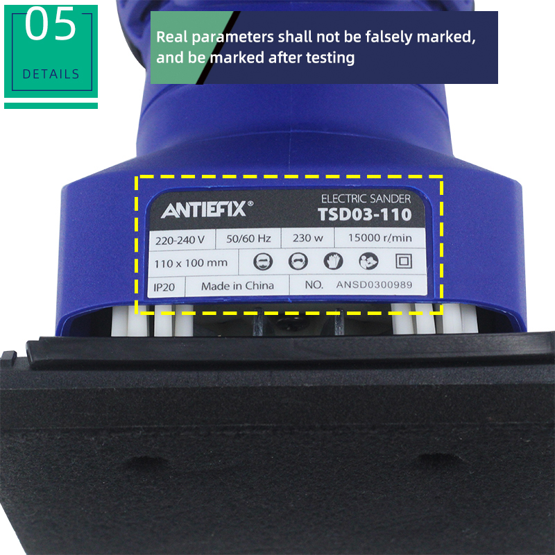 ماكينة طحن الشمع متعددة الوظائف من طراز Antiefix Sander Sander Item Picture