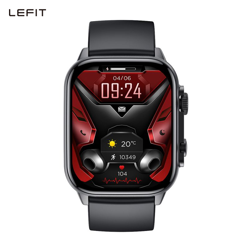  LEFIT勒菲特手表HK95 支付型无边框智能蓝牙通话手表（黑色）