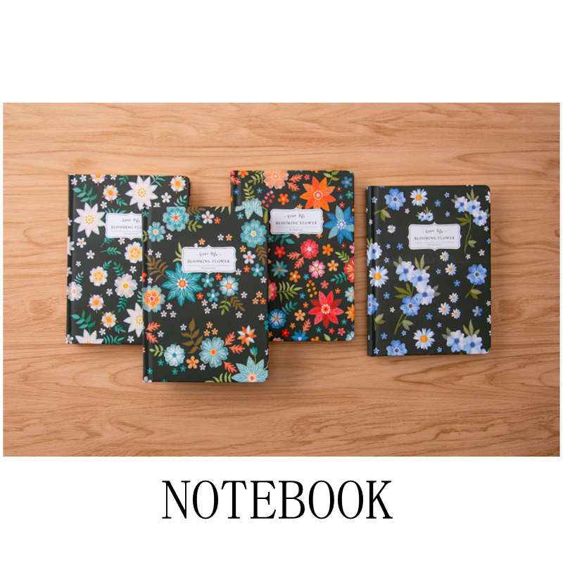 New Notebook Small Flower New Hard A5 Notepad Flower Group Application Scenario