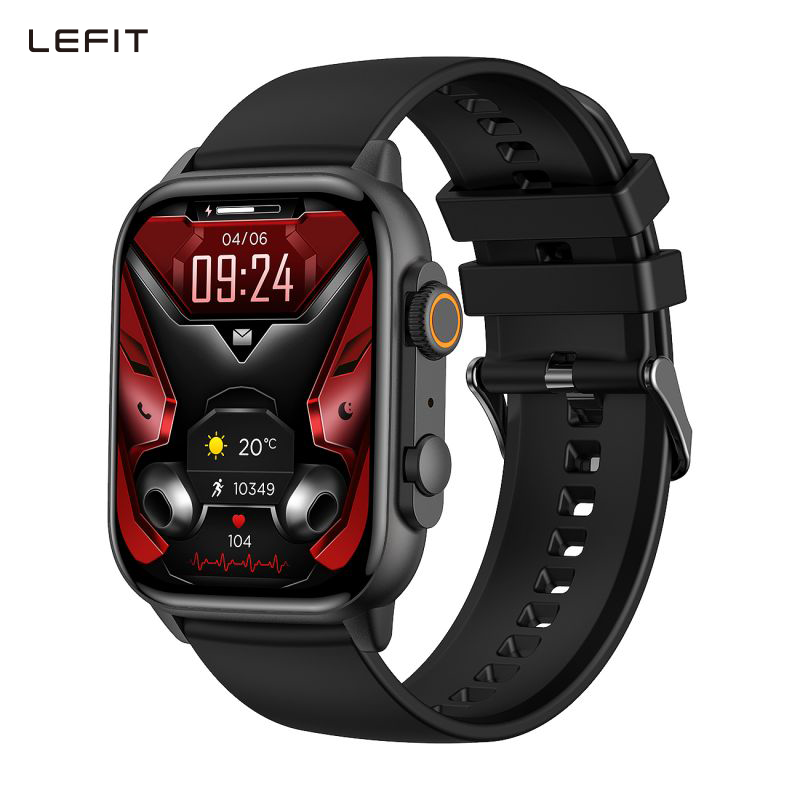  LEFIT勒菲特手表HK95 支付型无边框智能蓝牙通话手表（黑色）详情图3